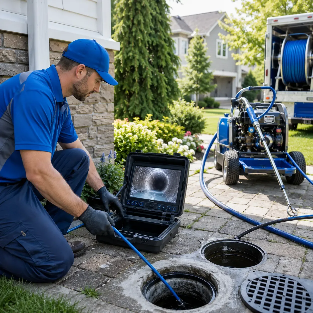 Outdoor drain cleaning professionals serving Leavenworth, KS